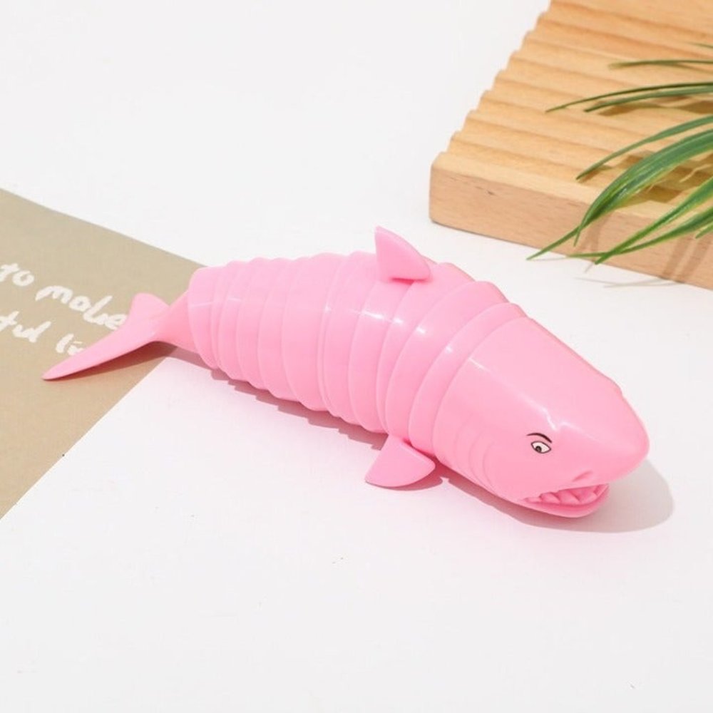 3D Articulated shark and dolphin fidget toy - large